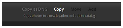 Lightroom import 1